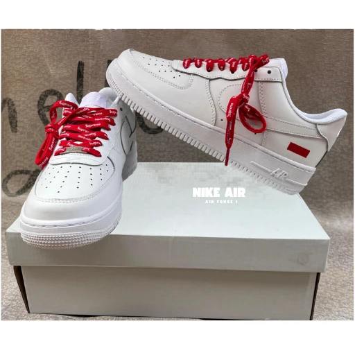 Nike Air Force 1 Low x Supreme - Blanc